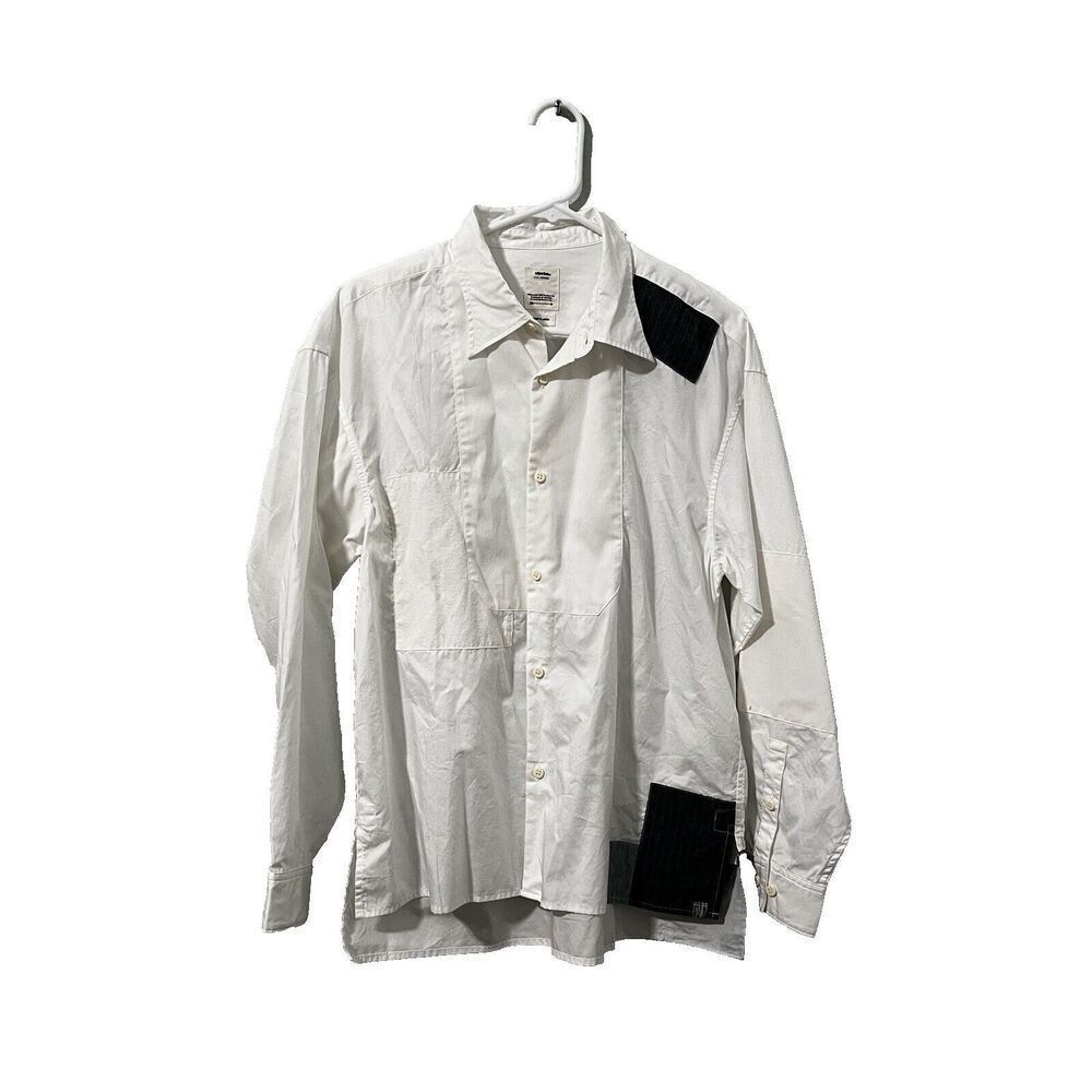 VISVIM Authentic CHORE P.W. SHIRT L/S Men Size 1 Made in Japan Cubism Oversized